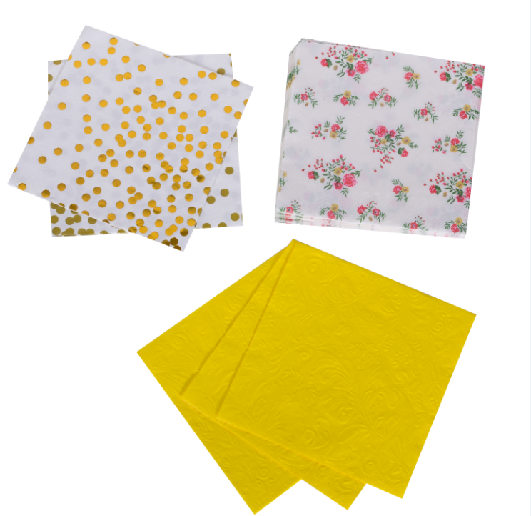 custom design paper napkin 
