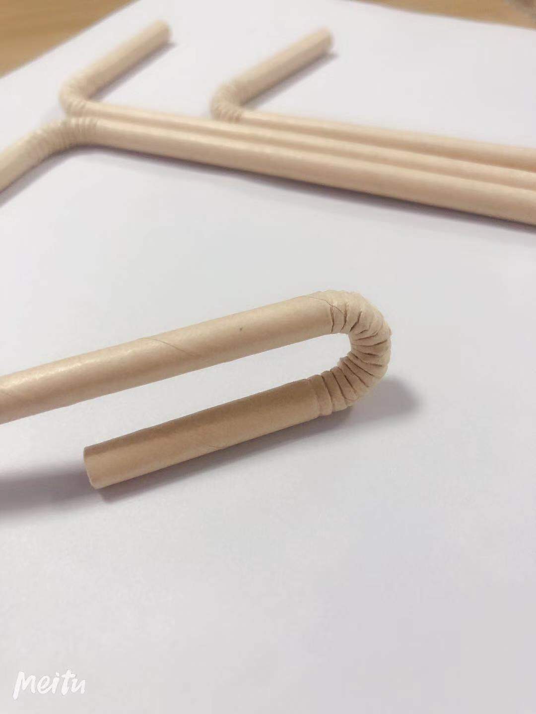 bend paper straw
