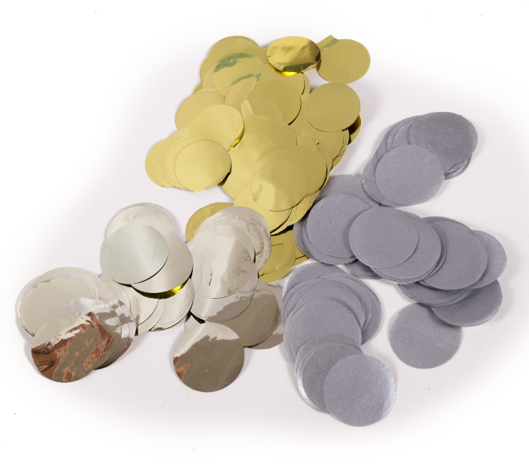 gold paper confetti