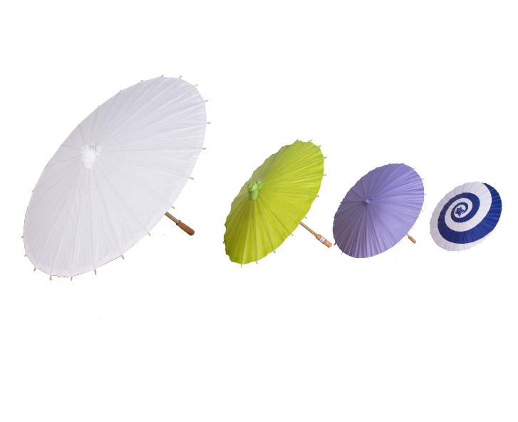printed paper parasol 