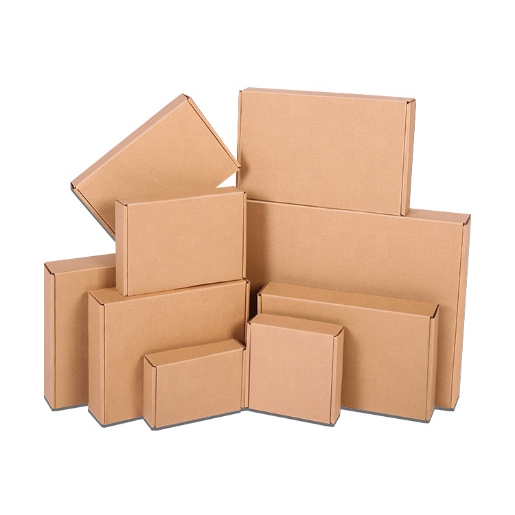 Custom Printing Christmas Paper Box Small Corrugated Mailer Box Star Print Mailer Box