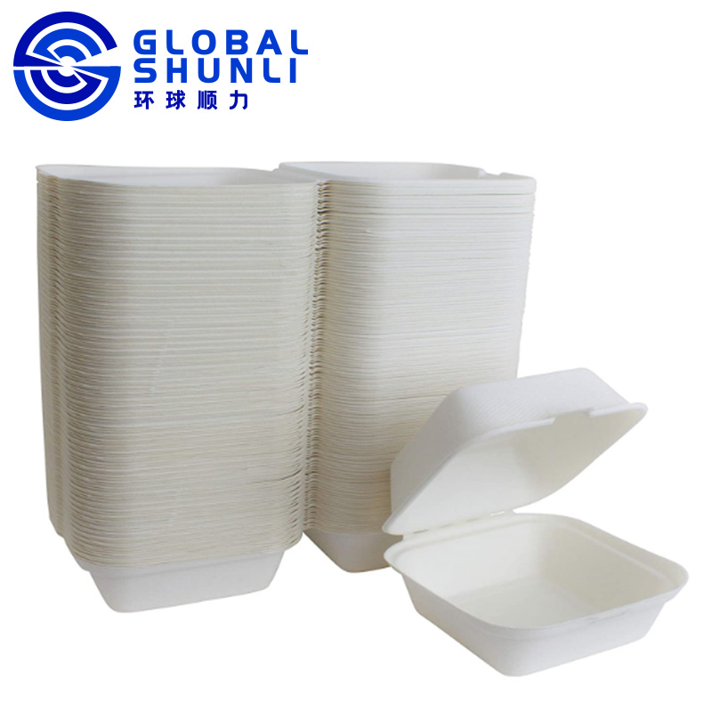 disposable sugarcane pulp lunch box