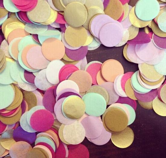Party Paper Table Confetti Circles wholesale