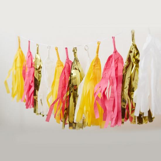 tissue paper tassel garland wholesale