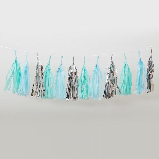 silver party tassel garland wholesale