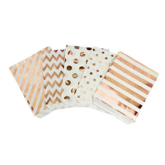 rose gold paper bag wholesale