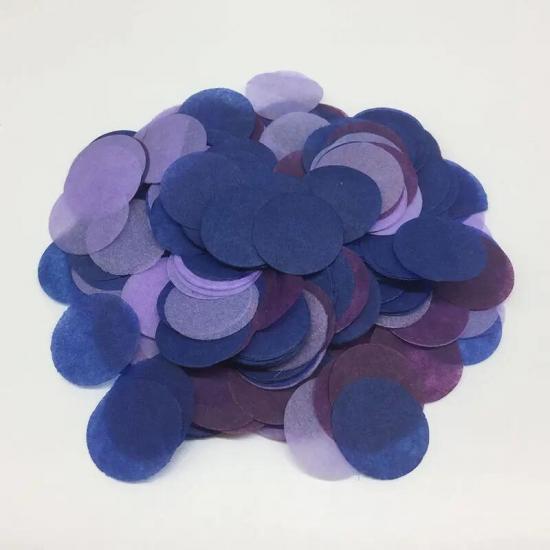 heart shape tissue paper confetti design